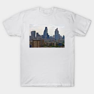 London Skyline Cityscape England T-Shirt